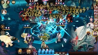 [Onmyoji]Nhân Diện Thụ + SP Nhất Mục Liên vượt phó bản đua tốc Liêm Dứu