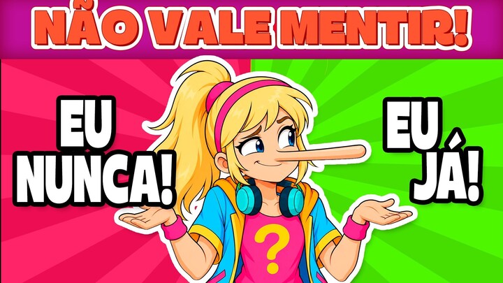 EU JÁ ou EU NUNCA! ✅❌ VOCÊ JÁ FEZ ISSO NA ESCOLA? | Escolha um Botão!