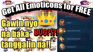 NEW BUG! Unlock ALL Emoticons for FREE! (Not Click Bait) | Mobile Legends: Bang Bang