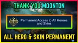 NEW EVENT GET PERMANENT ACCESS TO ALL SKINS & HEROES || MOBILE LEGENDS
