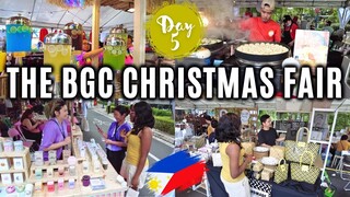BGC Christmas Street Fair! Philippines Vlog 🇵🇭