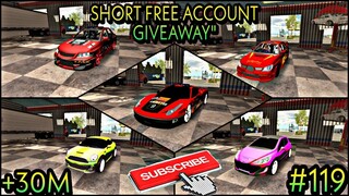 [🔴Short Free Account Giveaway#119 ] Car Parking Multiplayer 4.7.8