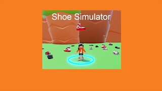 Playing Shoe Simulator for the first playing (Roblox)
