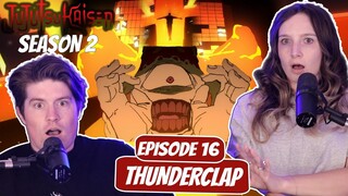 SUKUNA VS JOGO MELTS SHIBUYA! | Jujutsu Kaisen Season 2 Married Reaction | Ep 2x16, “Thunderclap”
