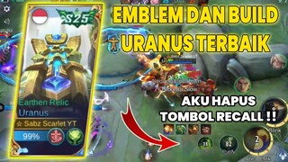 CARA MAIN URANUS BARBAR SOLO RANKED - MOBILE LEGENDS