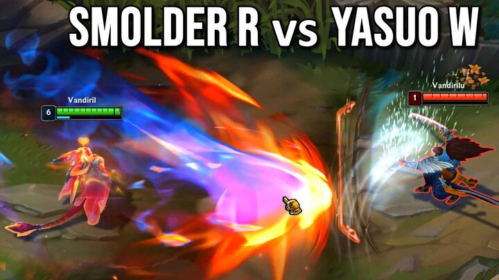 Smolder R vs. Yasuo W!