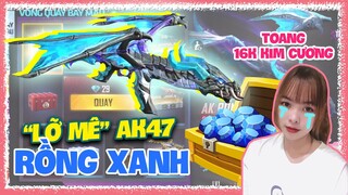 [Free Fire] Yến Nhi Phá Toang 16000 Kim Cương Chỉ Để Sở Hữu AK Rồng Xanh | Yến Nhi Gaming