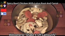 [Eng Sub] Spicy Basil Chicken With Lotus Root And Carrot Recipe