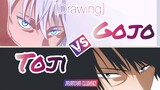 [Drawing] GOJO VS TOJI Siapa yang Menang? | Jujutsu Kaisen Season 2