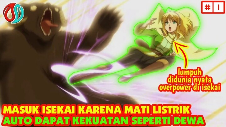 TAK BERDAYA DI DUNIA NYATA JADI OVERPOWER KETIKA MASUK ISEKAI - alur cerita anime leadale