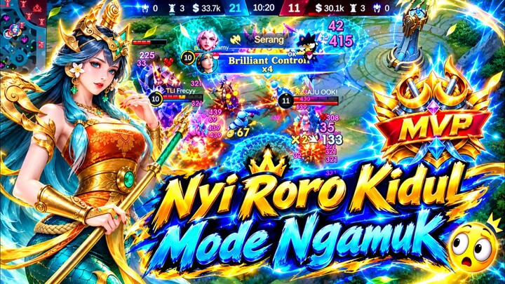 Nyi Roro Kidul Mode Brutal Bikin Lawan Ketar Ketir😵😵