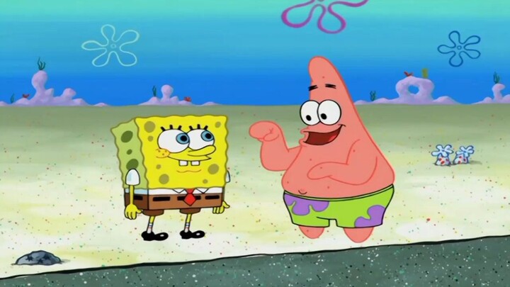 spongebob bahasa indonesia : tetangga baru squidward (3/4)