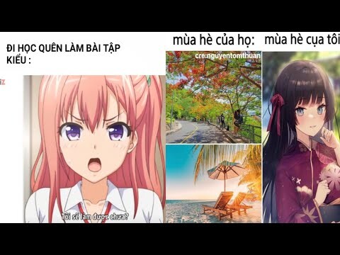 Ảnh Chế Meme Anime #320 Hè Chưa Mọi Người Ơi
