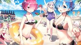 Want to interact with Swimsuit Lambetti? Re0 interactive wallpaper ReZeroLive version 1.1 released