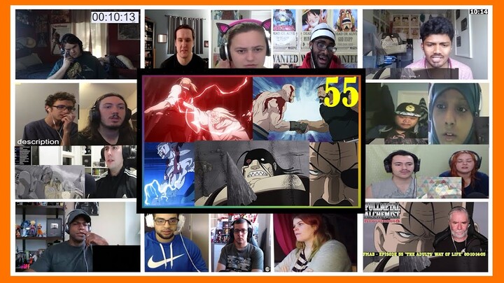 "SLOTH's DEATH💀& HOHENHEIM vs. FATHER" | Fullmetal Alchemist Brotherhood Episode 55 |REACTION MASHUP