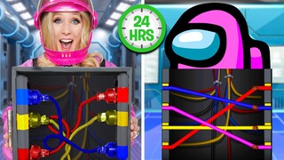 Living Like an Among Us Crewmate for 24 Hours! - Challenge