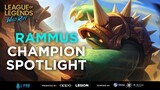 League of Legends: Wild Rift - Rammus Champion Spotlight | Liyab Esports