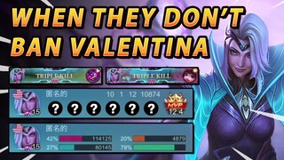 This Is What Happens When They Don't Ban Valentina | Mobile Legends