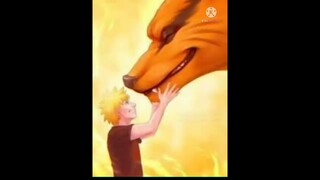 Naruto and kurama//bestfriends