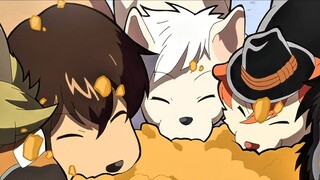 Bungo Stray Dog Woof! Love Cycle——All members are cute!