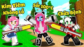 MỀU THỬ THÁCH 24GIỜ LÀM Y TÁ CHỮA BỆNH CHO CHỊ PANDA TRONG MINECRAFT*1 NGÀY REDHOOD TRỞ THÀNH BÁC SĨ