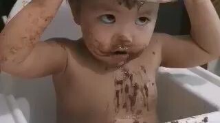 Dhani before 1 year old. Makalat kumain ng champorado