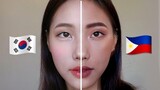FILIPINO vs KOREAN Style Makeup