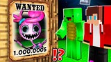 Why Creepy Mommy Long Legs is WANTED ? Mikey and JJ vs Poppy PlayTime - in Minecraft Maizen
