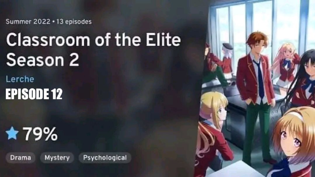 Classroom of the Elite Season 2 Episode 12 Release Date 