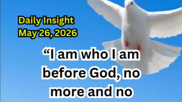 Daily Insight May 26, 2026 #faith #saint #insight