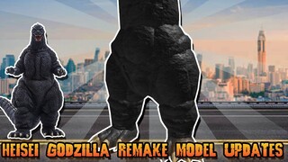 HEISEI GODZILLA REMAKE MODEL UPDATES! | Kaiju Universe