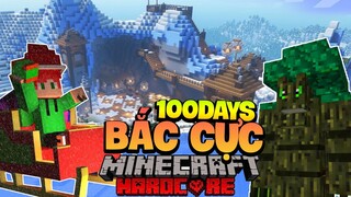 TÓM TẮT 100 NGÀY THỬ THÁCH SINH TỒN Ở VÙNG ĐẤT BẮC CỰC LẠNH LẼO - MINECRAFT SIÊU KHÓ
