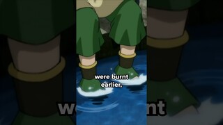 Toph's sleeping habit 😮 #avatarthelastairbender