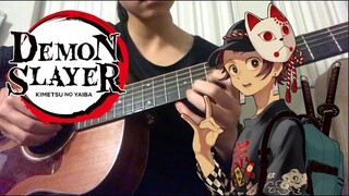 Gurenge by LiSA - Demon Slayer: Kimetsu no Yaiba OP - Fingerstyle Guitar Cover