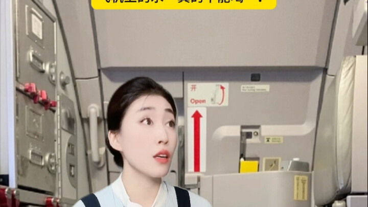 我就说这么多，飞机上的水能不能喝你们看着办#空姐 #发姐航班小剧场 #大发说民航