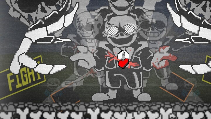 [Animasi] Kemampuan teknis tertinggi! Kemajuan terbaru undertale last breath fase 3!