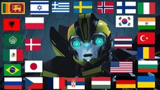 Transformers Prime - MY VOICE？"WHAT DO YOU MEAN？ WAIT MY VOICE!" in 28 different languages