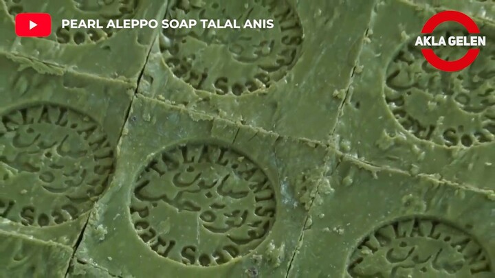 Production of handmade olive oil soap in Syria Incredible old method.