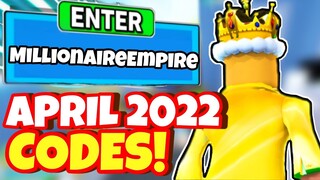 APRIL *2022* ALL NEW SECRET CODES In Roblox Millionaire Empire Tycoon Codes 2022