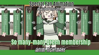 So many-many green membership @nimi nightmare
