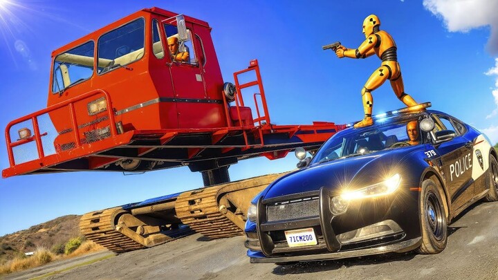 Police Chase and Car Crashes #05 BeamNG.Drive
