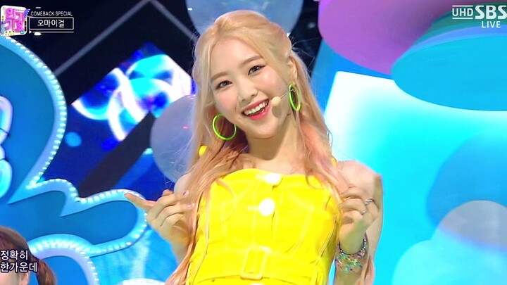 【4K LIVE】OH MY GIRL – BUNGEE (Fall in Love) (190811 SBS UHD Inkigayo)