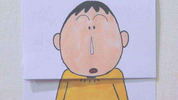 Craft Showing Crayon Shin-chan's "Bo-Chan" At 5, 30, 60 Years Old