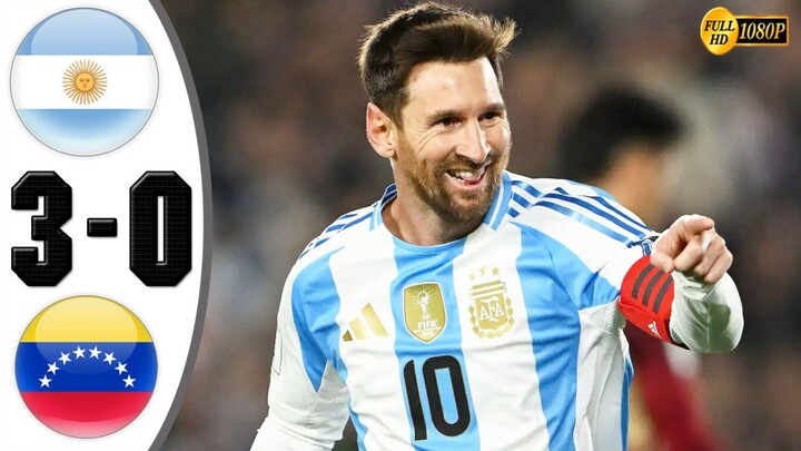 🔥 Argentina 3-0 Venezuela | Messi Brace & Lautaro Strike Sink La Vinotinto! ⚽