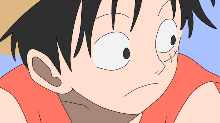 Proses gambar Luffy sampai jadi 3D style