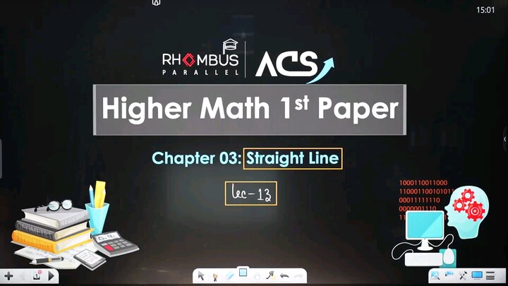 Highermath 1st Chapter-3,(Straight Line),Lecture-13, HSC26