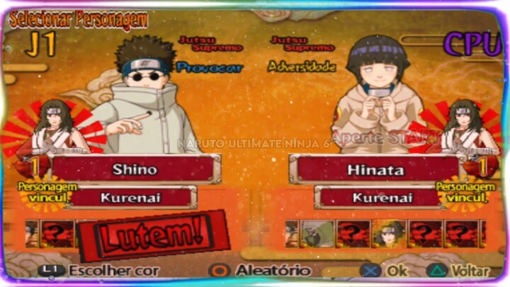 SHINO KECIL VS HINATA KECIL - NARUTO ULTIMATE NINJA 6 ANDROID GAMEPLAY