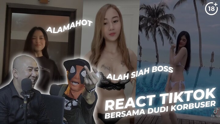 Video REACT tiktok bersama DUDI KORBUSER‼️‼️‼️ aw mantap❤️