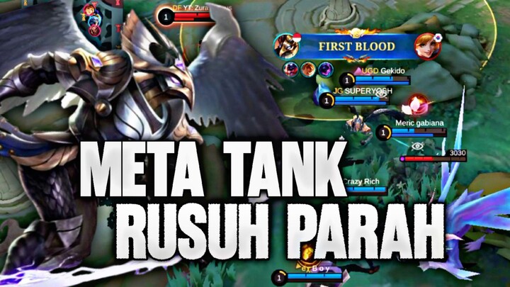 META 5 TANK, AUTO RUSUH PARAH!! - Mobile Legends