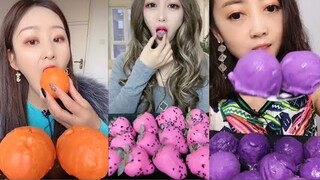 [ASMR] THÁNH ĂN ĐÁ| Ăn Đá lạnh, chocola đông lạnh đa màu sắc| Ice Eating MUKBANG SATİSFYİNG#174